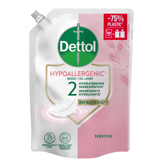 Dettol Navulling Wasgel Hypoallergenic*** (Sensitive) 500ml