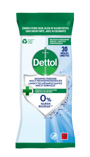 Dettol Desinfecterende Multi-oppervlakken Doekjes x30
