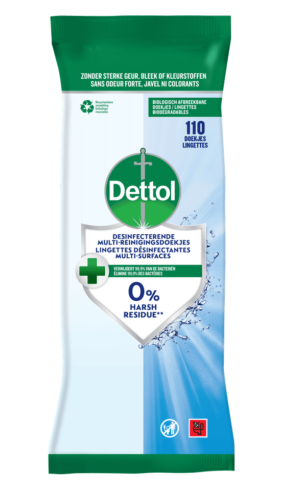 Dettol Desinfecterende Multi-oppervlakken Doekjes x110
