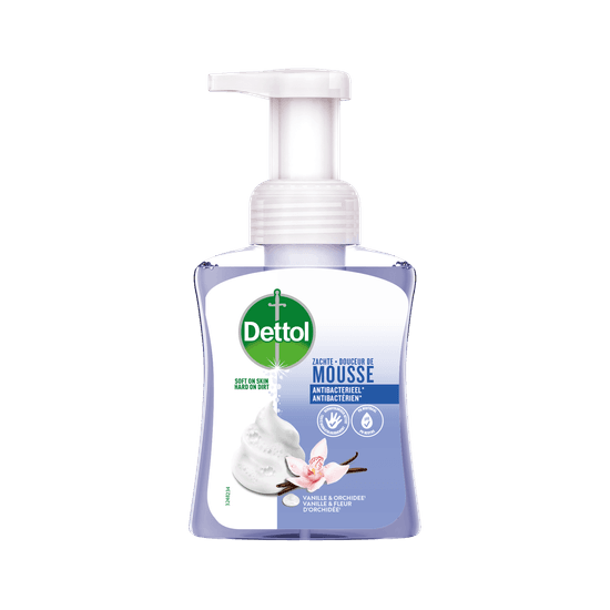 Dettol Zachte Mousse Vanille & Orchidee 250ml