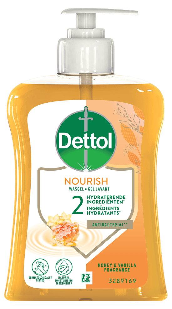 Dettol Wasgel Honing & Vanille (Nourish) 250ml